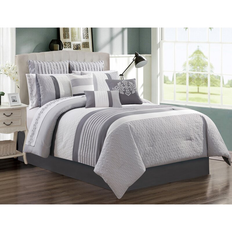 Willa Arlo Interiors Glenda Reversible Comforter Set & Reviews | Wayfair